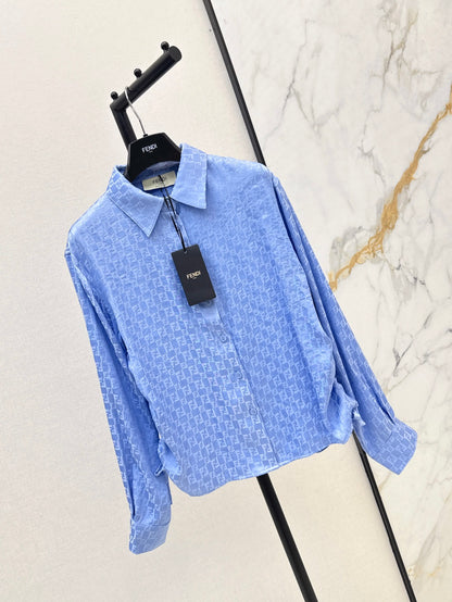 Fend 25ss jacquard shirt