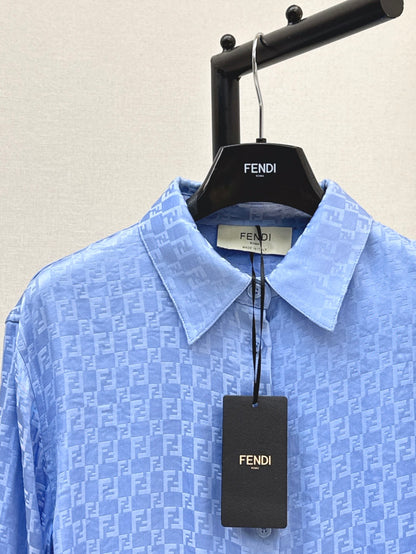 Fend 25ss jacquard shirt