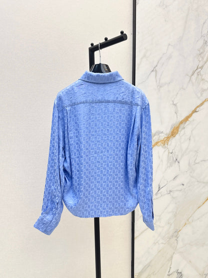 Fend 25ss jacquard shirt