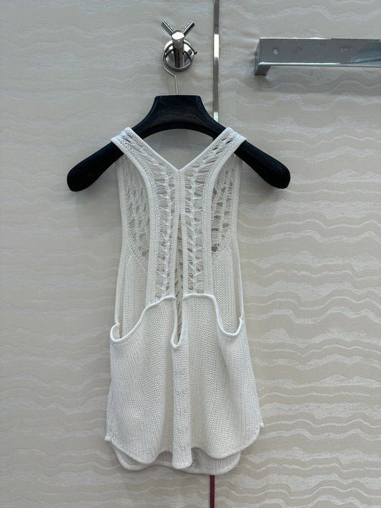 IR 25ss hollow knit vest