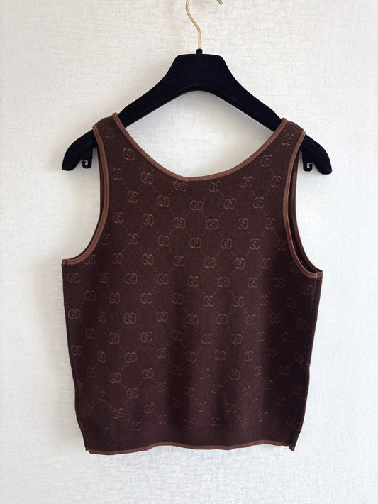 Guc 25fw jacquard vest