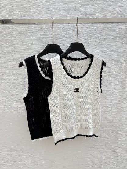 Chan 25ss knit vest