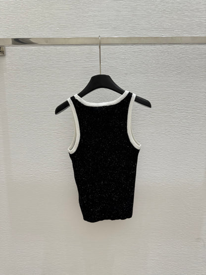 Chan 25ss knit vest