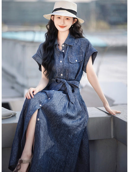 Row 25ss linen dress