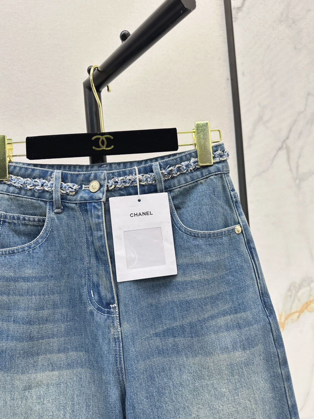 Chan 25ss denim short
