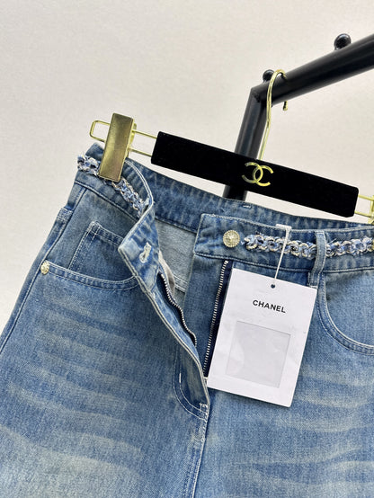 Chan 25ss denim short