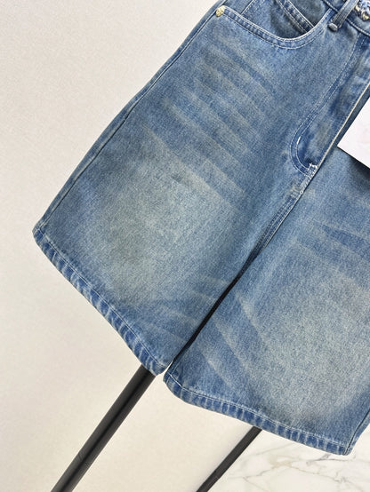 Chan 25ss denim short