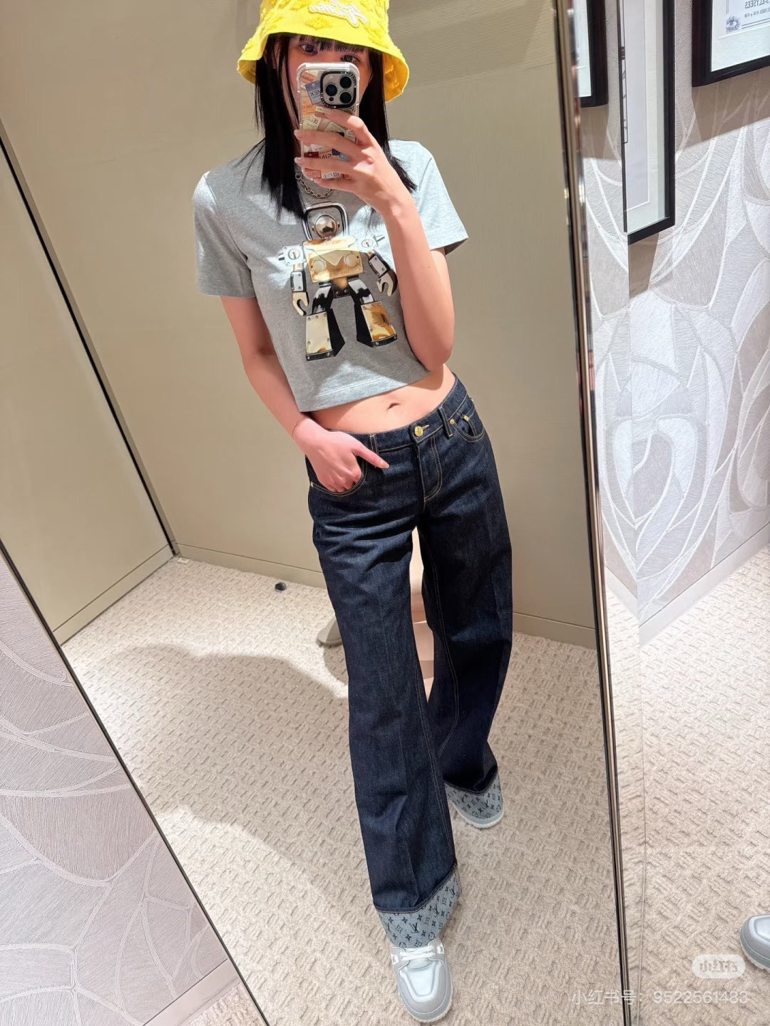 Louis 25ss print t-shirt