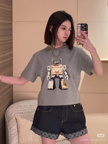 Louis 25ss print t-shirt