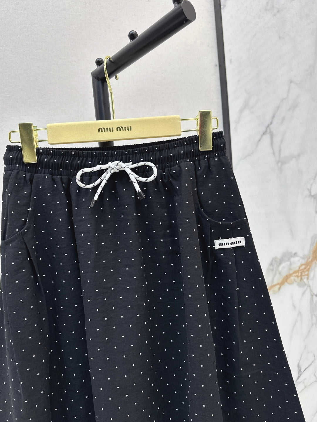 Miu 25ss drawstring skirt