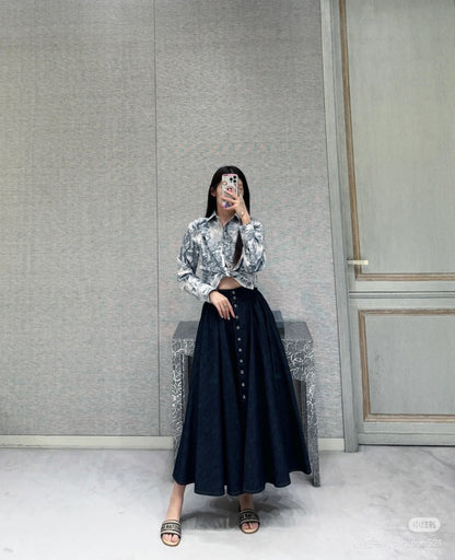 CD 25ss denim skirt