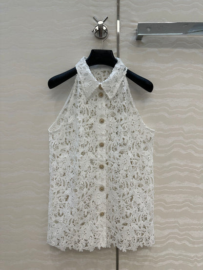 Chan 25ss embroidered vest