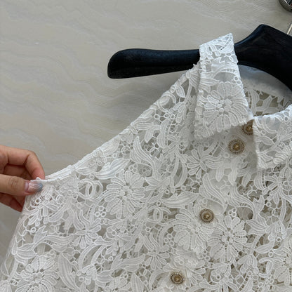 Chan 25ss embroidered vest