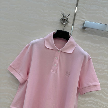 Loe 25ss embroidered polo