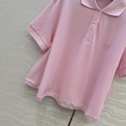 Loe 25ss embroidered polo