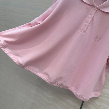 Loe 25ss embroidered polo