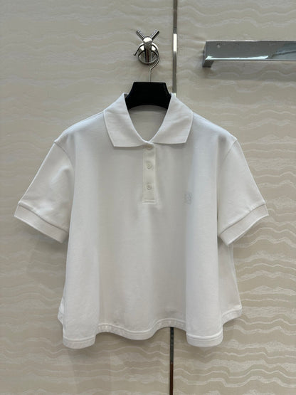 Loe 25ss embroidered polo