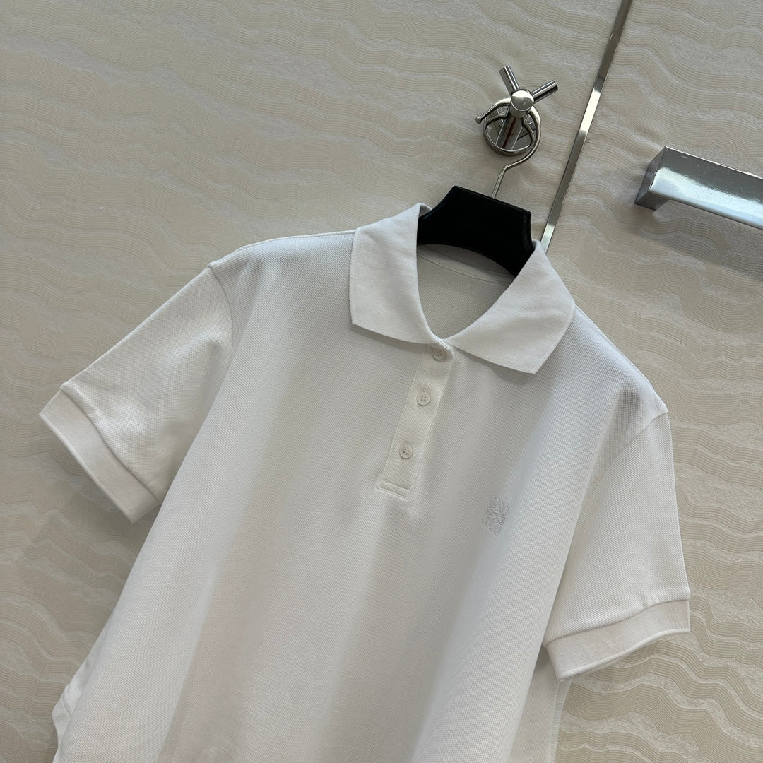 Loe 25ss embroidered polo