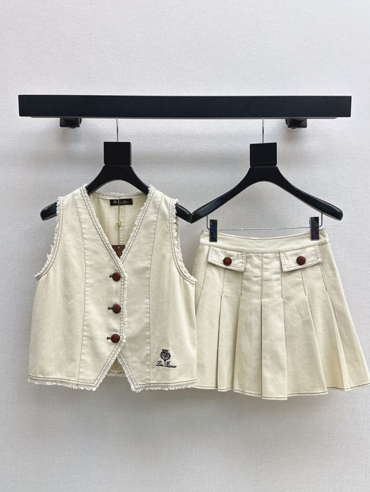 Loro 25ss denim suit