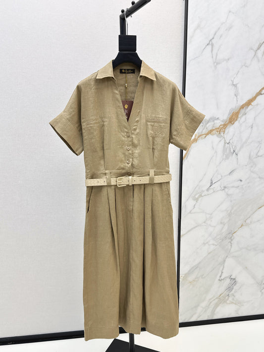 Loro 25ss linen dress