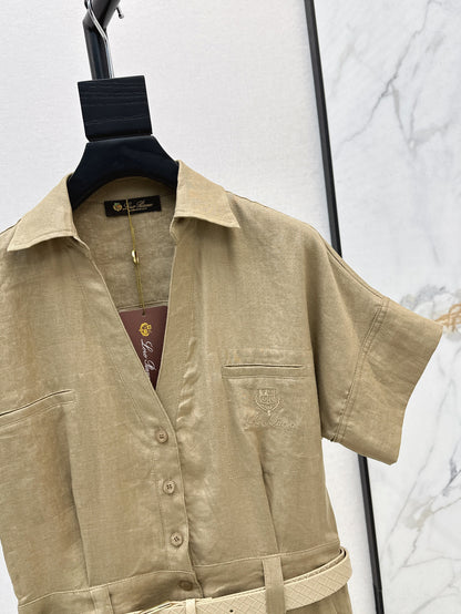 Loro 25ss linen dress