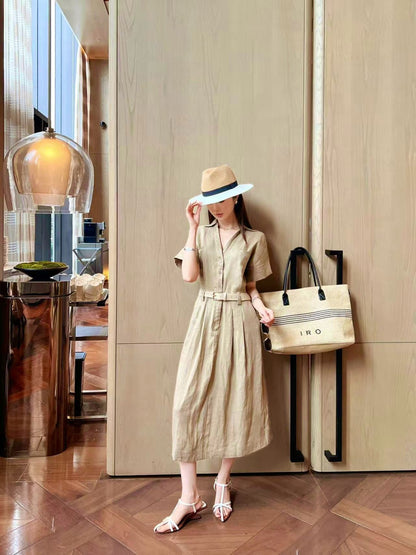 Loro 25ss linen dress