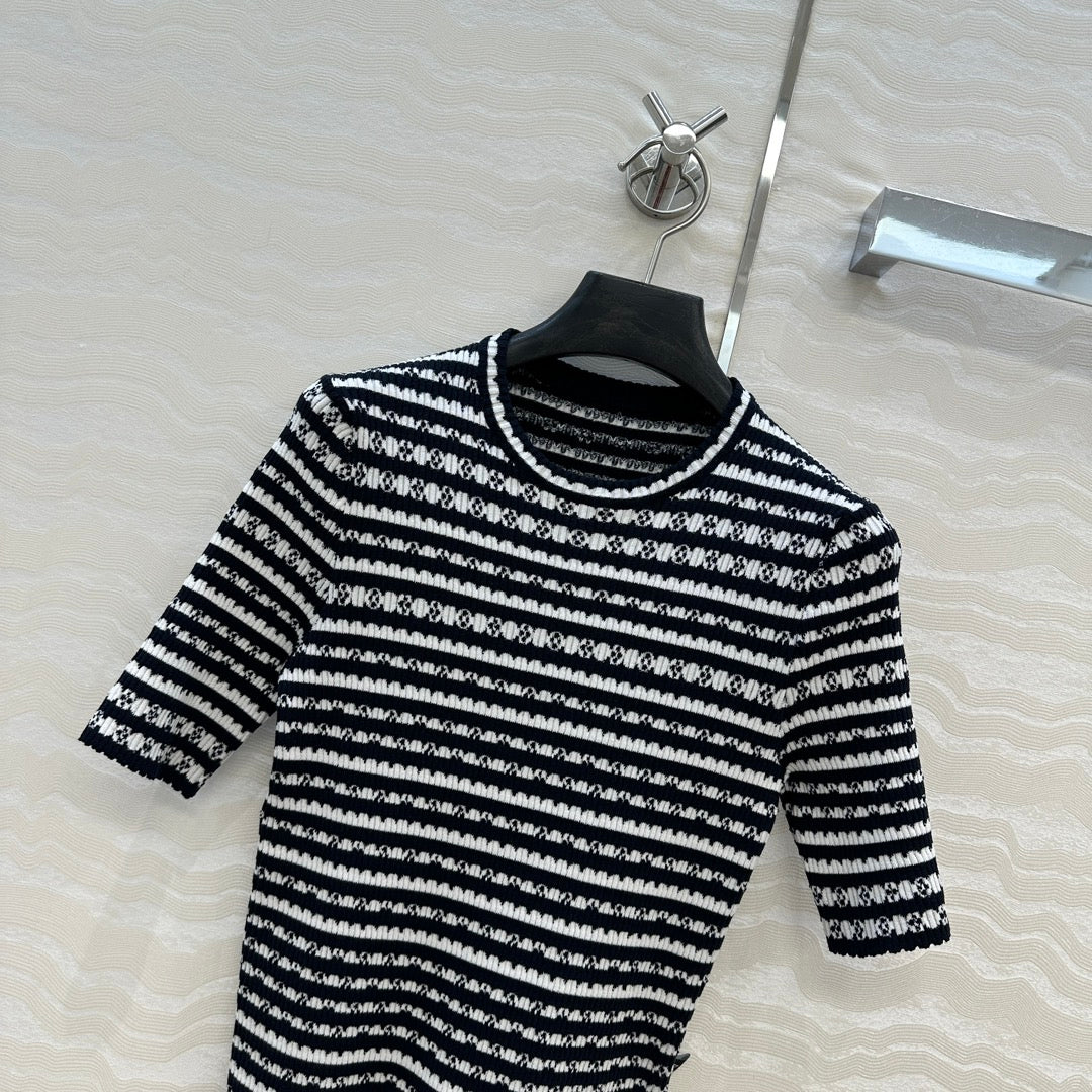 Louis 25ss jacquard knit shirt