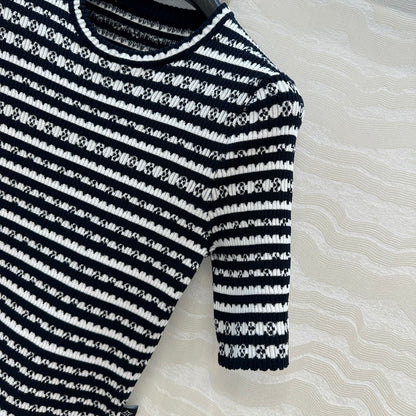 Louis 25ss jacquard knit shirt