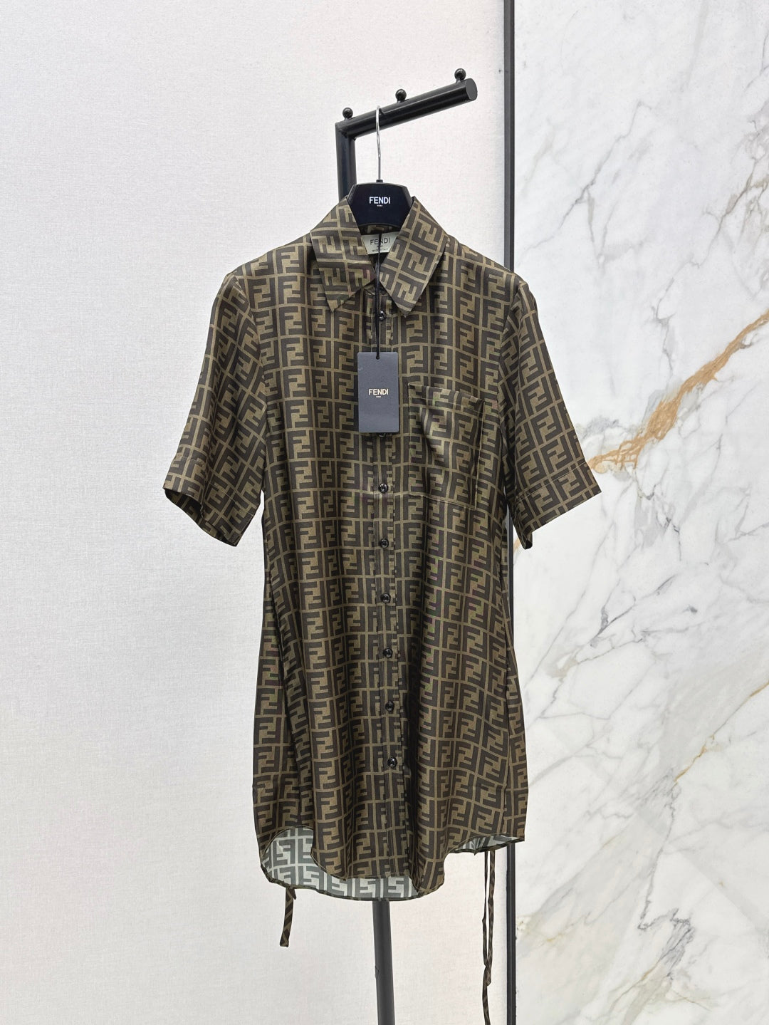 Fend 25ss silk dress