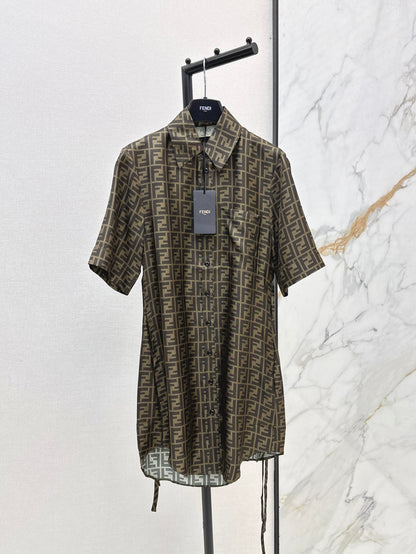 Fend 25ss silk dress