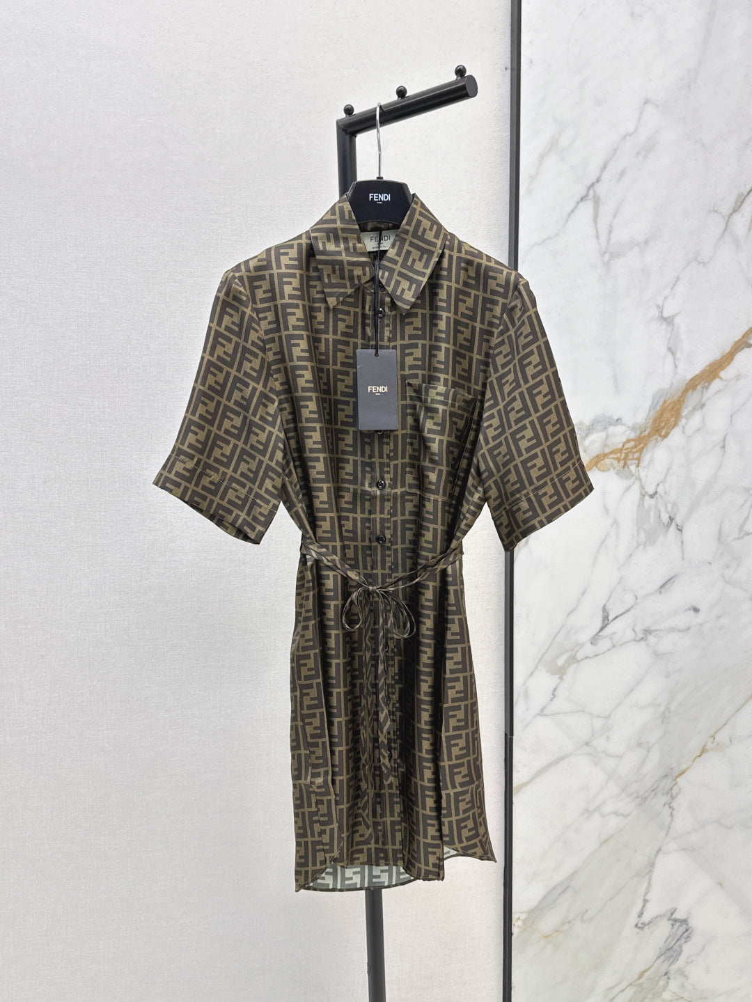 Fend 25ss silk dress