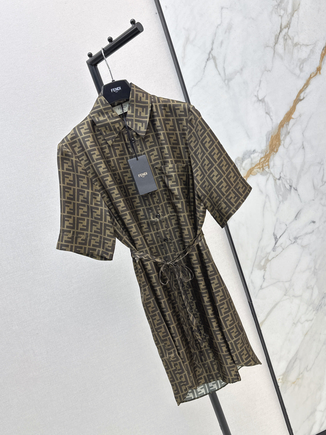 Fend 25ss silk dress