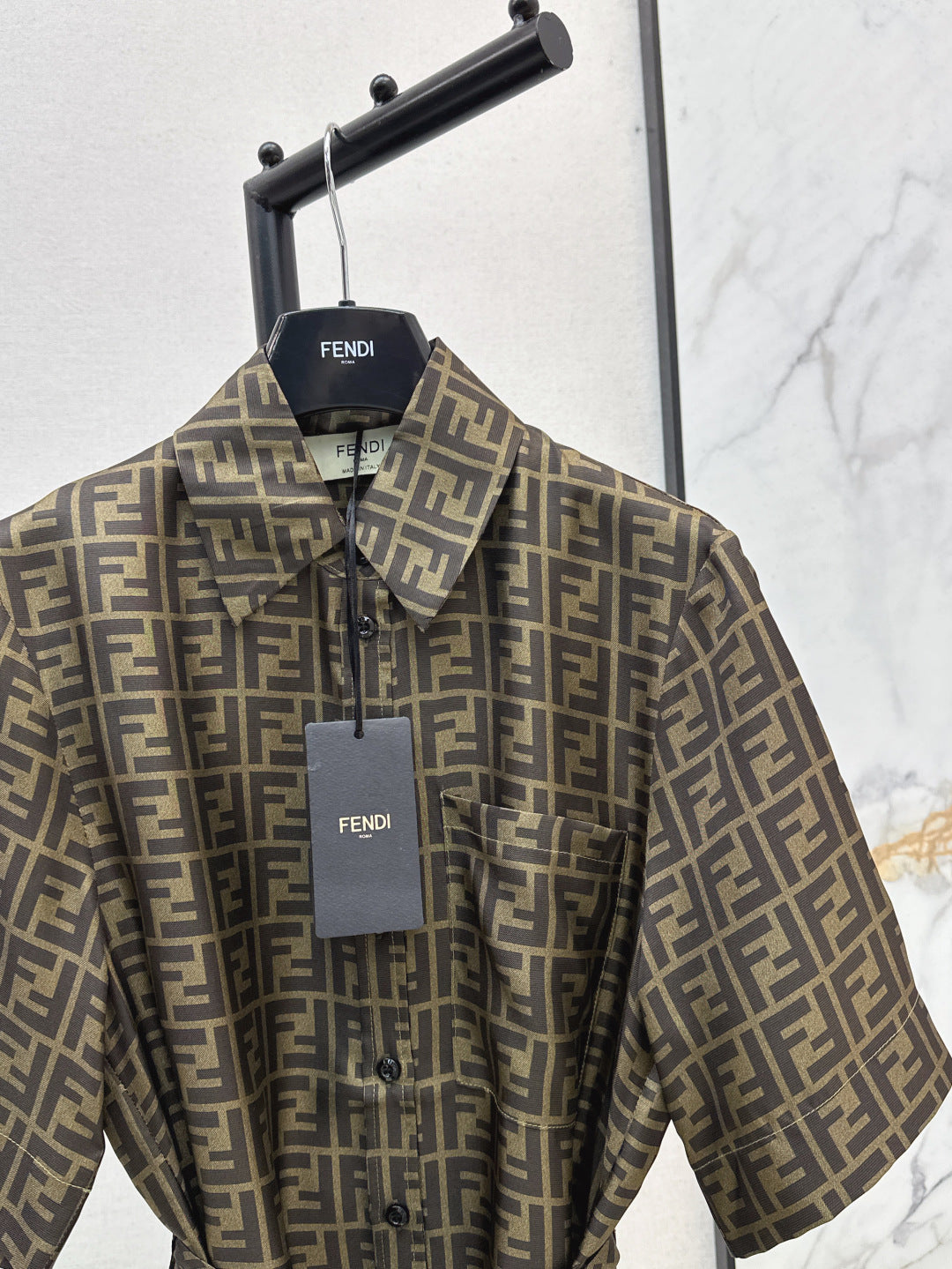 Fend 25ss silk dress