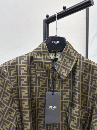 Fend 25ss silk dress