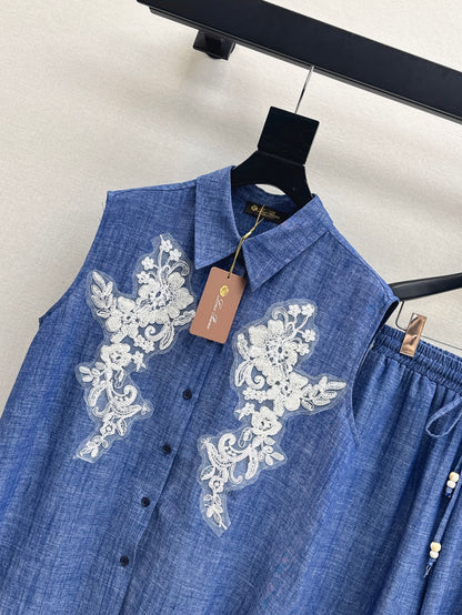 Loro 25ss linen suit