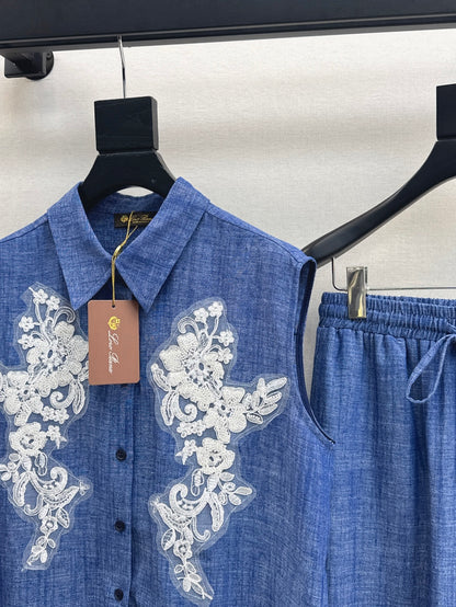 Loro 25ss linen suit