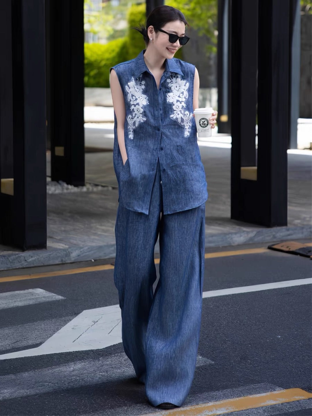 Loro 25ss linen suit