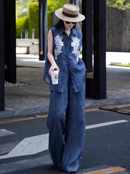Loro 25ss linen suit