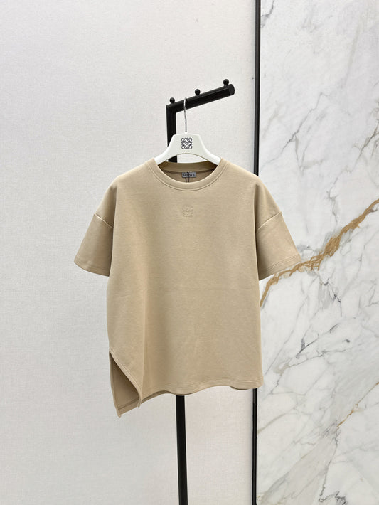 Loe 25ss embroidered t-shirt