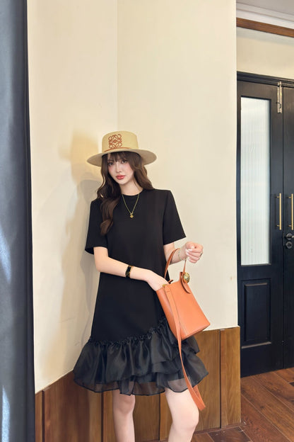 Loe 25ss ruffle dress