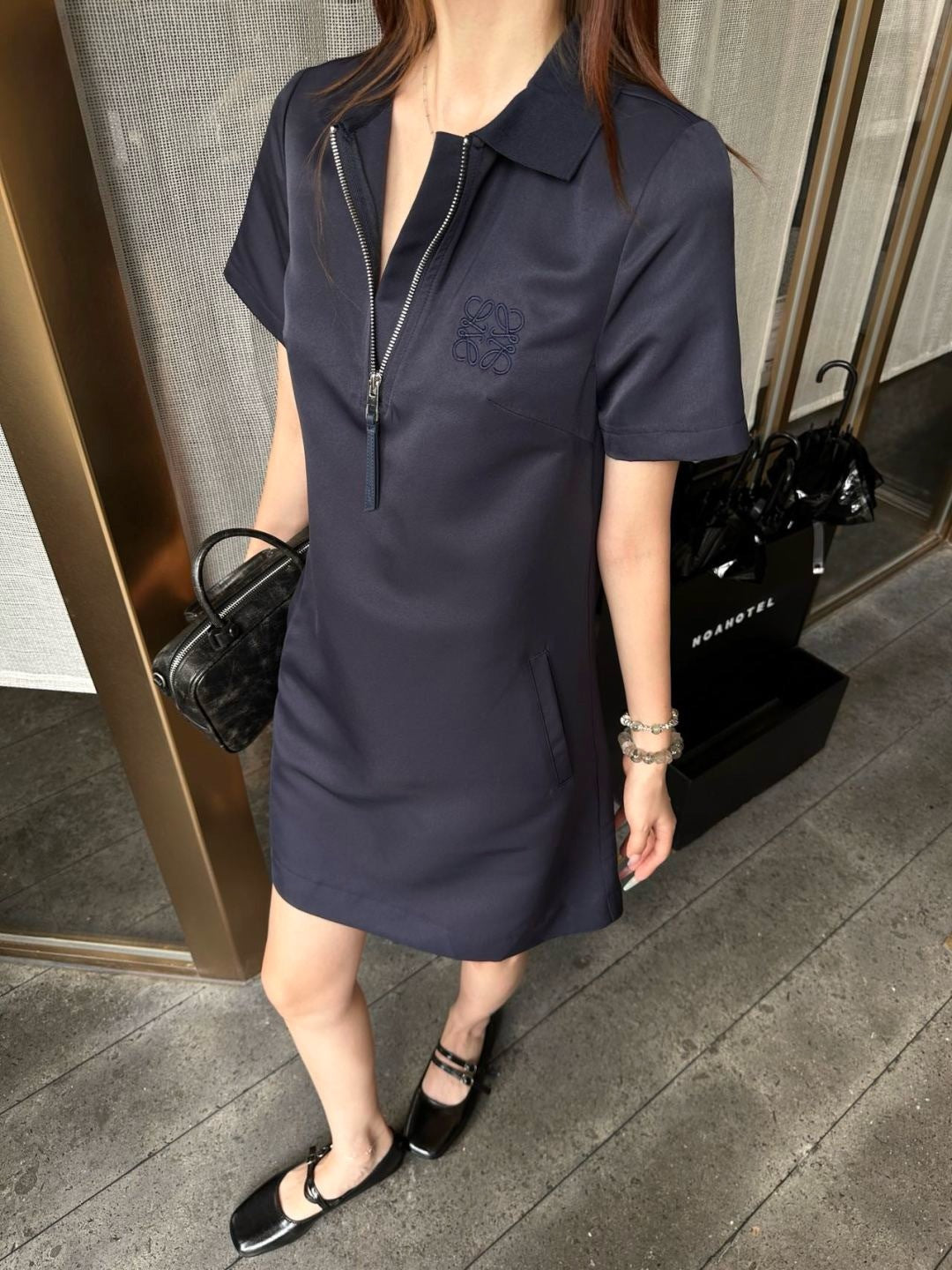 Loe 25ss embroidered dress