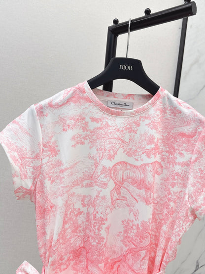 CD 25ss print dress