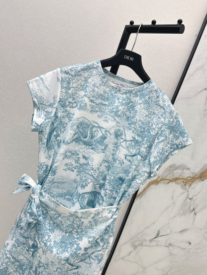 CD 25ss print dress