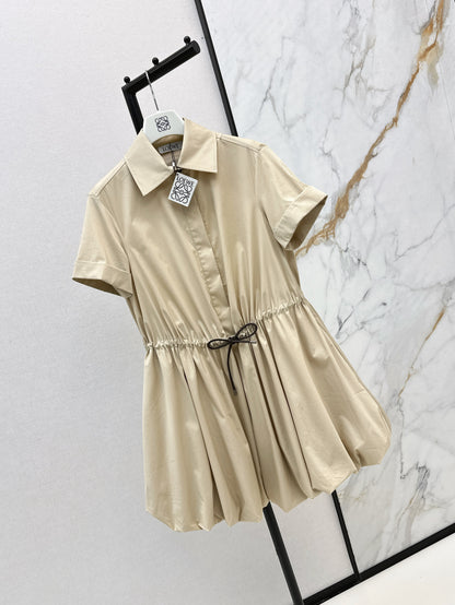 Loe 25ss drawstring dress