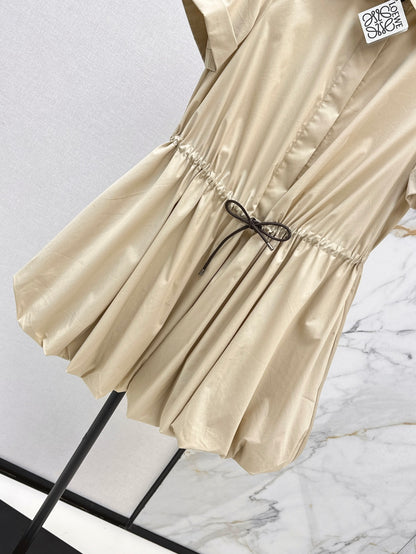 Loe 25ss drawstring dress