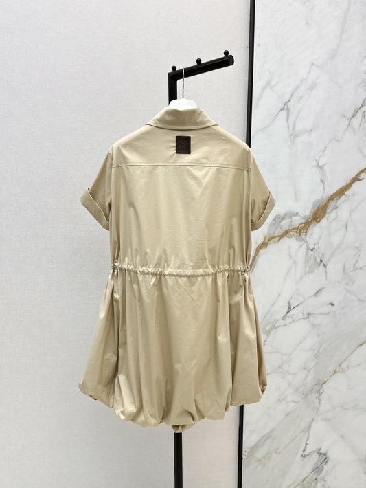 Loe 25ss drawstring dress