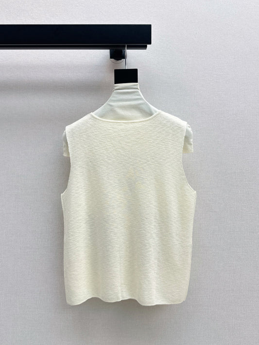 Max 25ss embroidered vest
