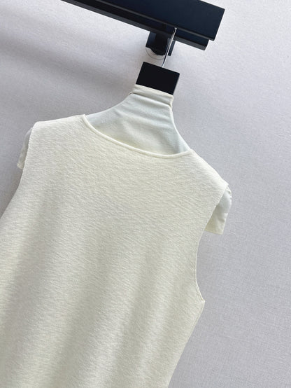 Max 25ss embroidered vest