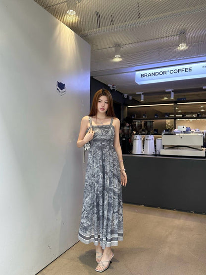 CD 25ss print dress