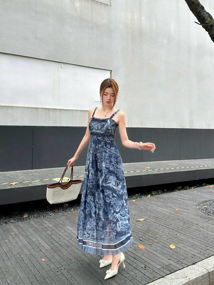 CD 25ss print dress